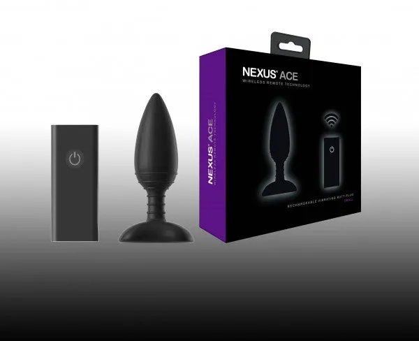 Ace Remote Control Vibe Plug Small Black
