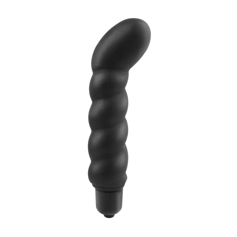 Anal Fantasy Collection Ribbed P-Spot Vibe  - Black