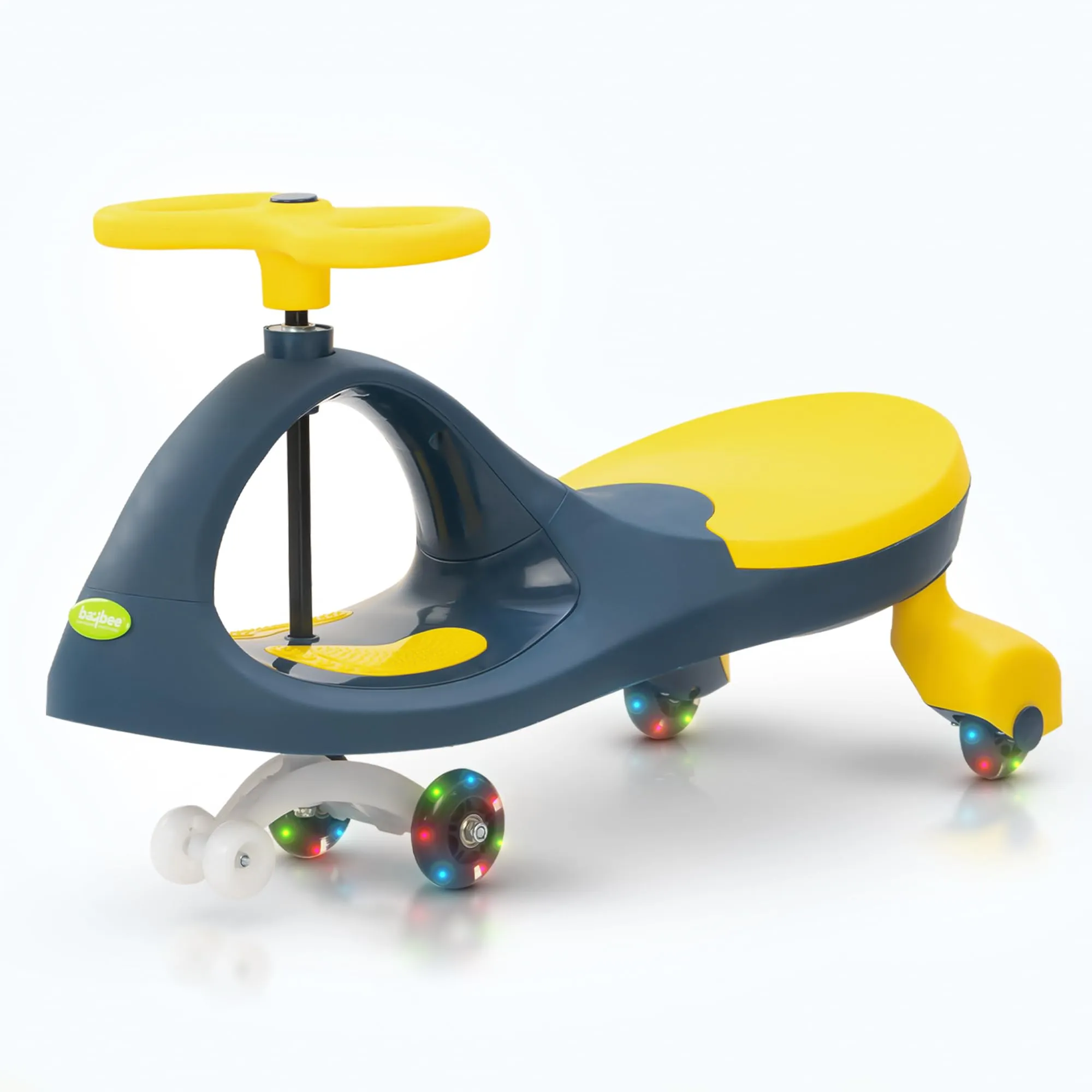 Baybee Glide Kids Magic Swing Car with 360° Steering, Music & PU LED Wheels | Magic Cars for Kids 3 to 8 Years Boys Girls