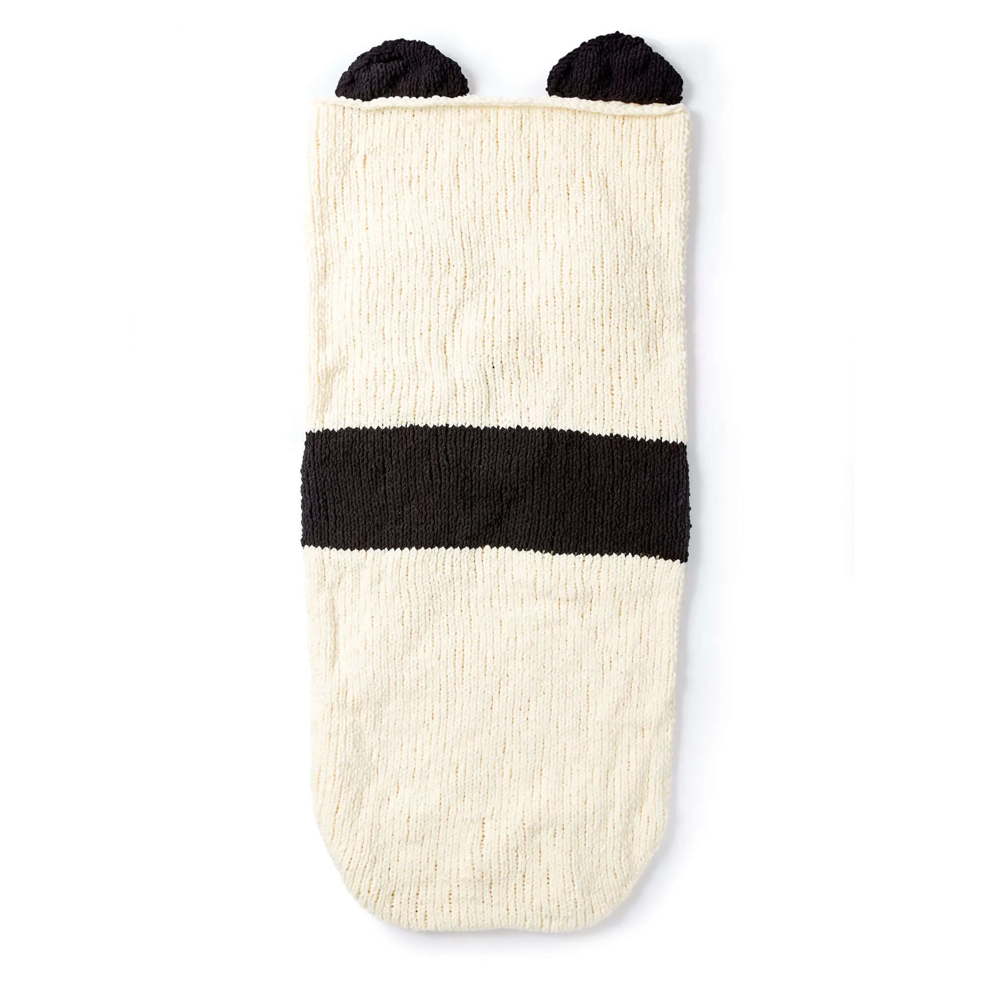 Bernat Knit Panda Bear Snuggle Sack