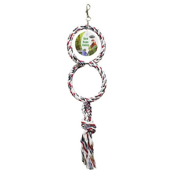 Bird Rope Swing Twin Ring