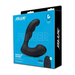 Blue Line Vibrating Prostate Prober w/Remote - Black