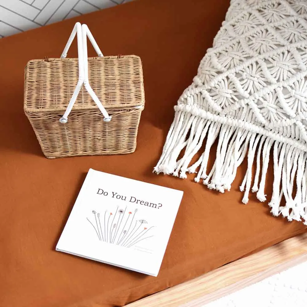 Bronze Organic Fitted Cot Sheet