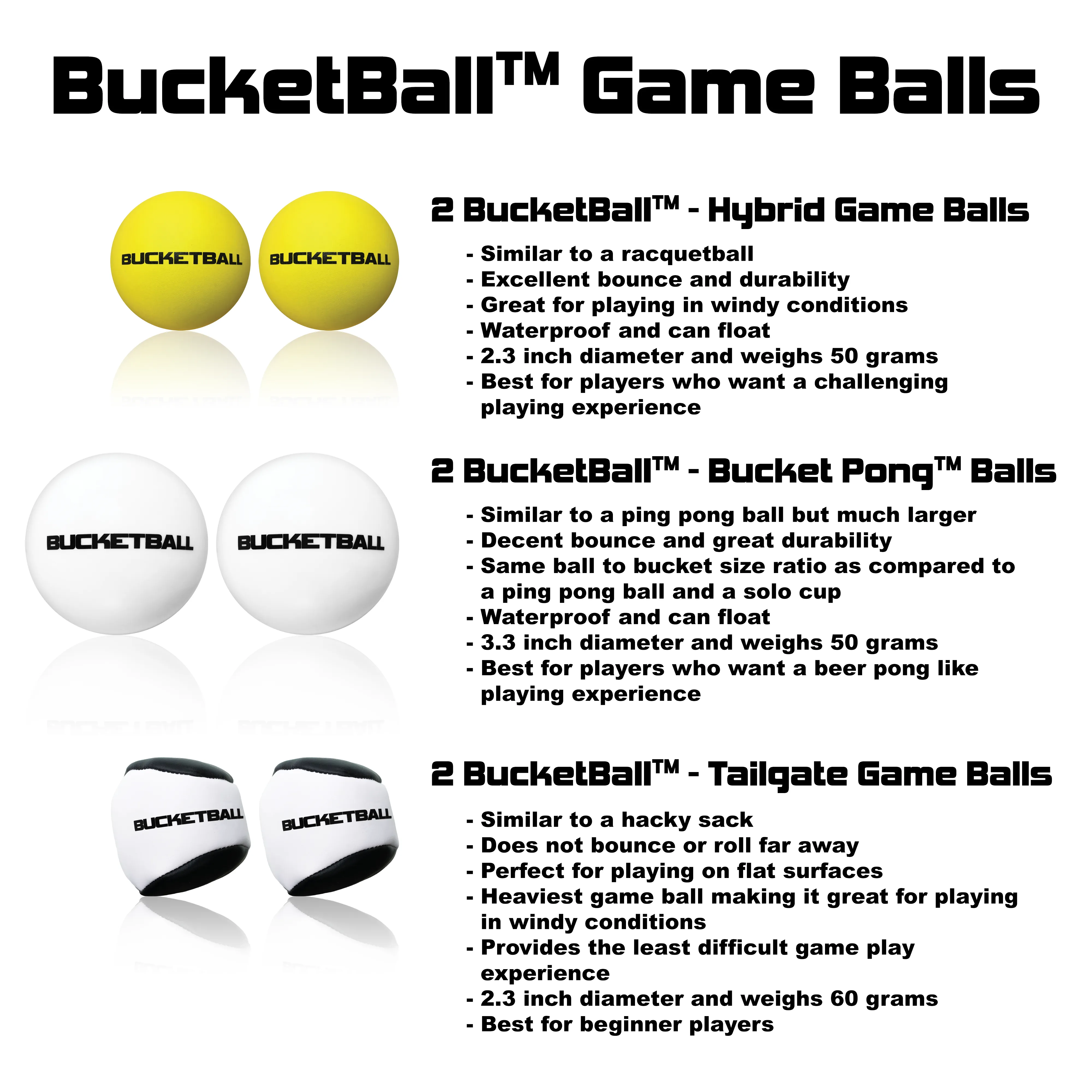 BucketBall - Team Color Edition - Party Pack (Green/Red)