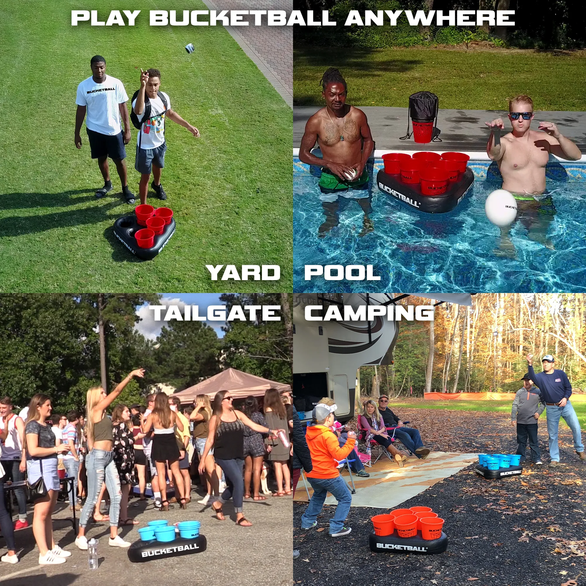 BucketBall - Team Color Edition - Party Pack (Pink/Red)