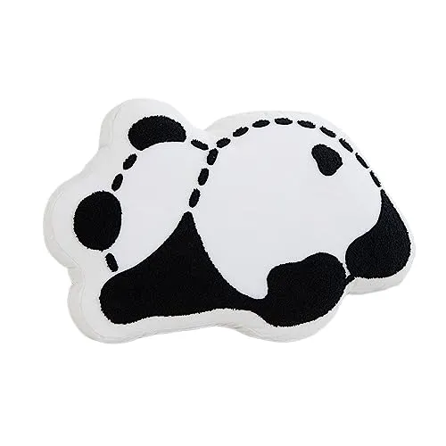 CALANDIS® Panda Plush Pillow Soft Gifts Cute Plush Toy for Adults Gaming Bedroom White | 1Pcs Panda Throw Pillow Case