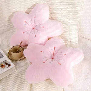 Cherry Blossom Plush Pillow for Living Room