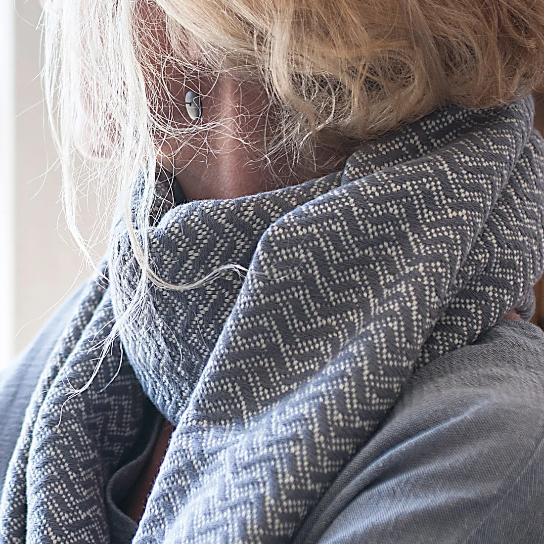 Double Sided Throw in Dark Grey