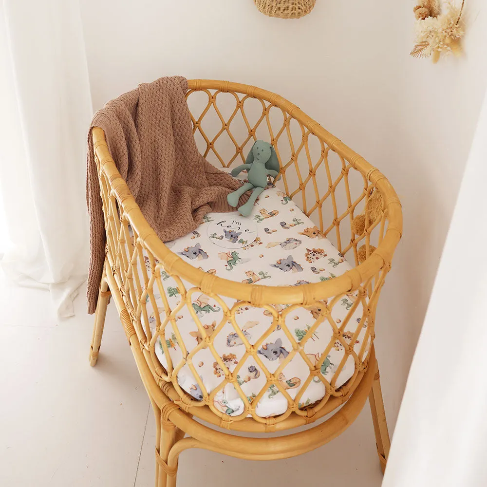 Dragon Organic Bassinet Sheet / Change Pad Cover
