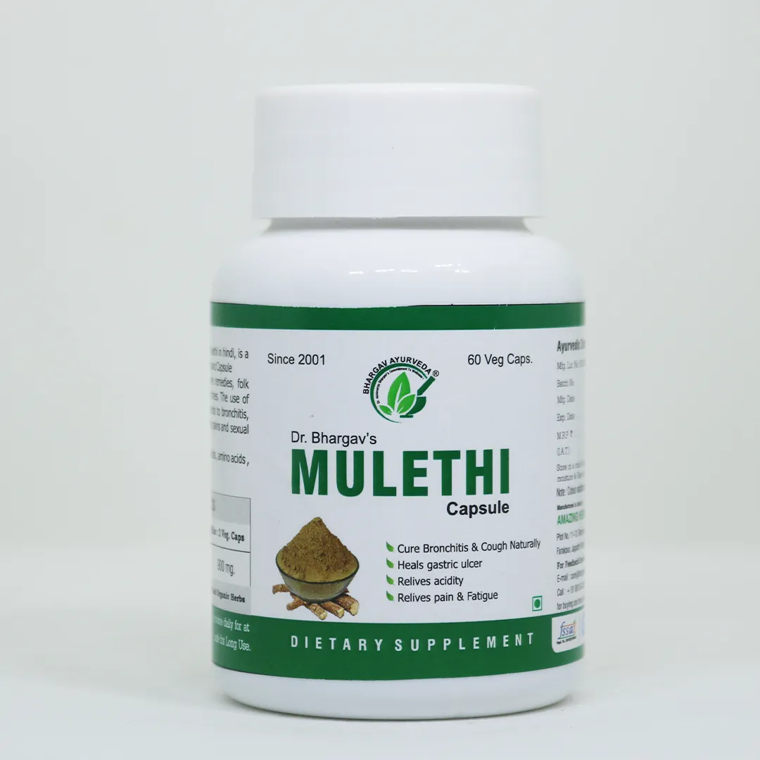Dr.Bhargav's Bhunimbadi Syrup 500 ml & Mulethi 60 Capsule