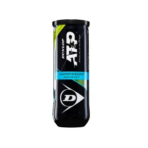 Dunlop ATP Championship Regular Duty Tennis Ball - Individual Can (3 Balls)