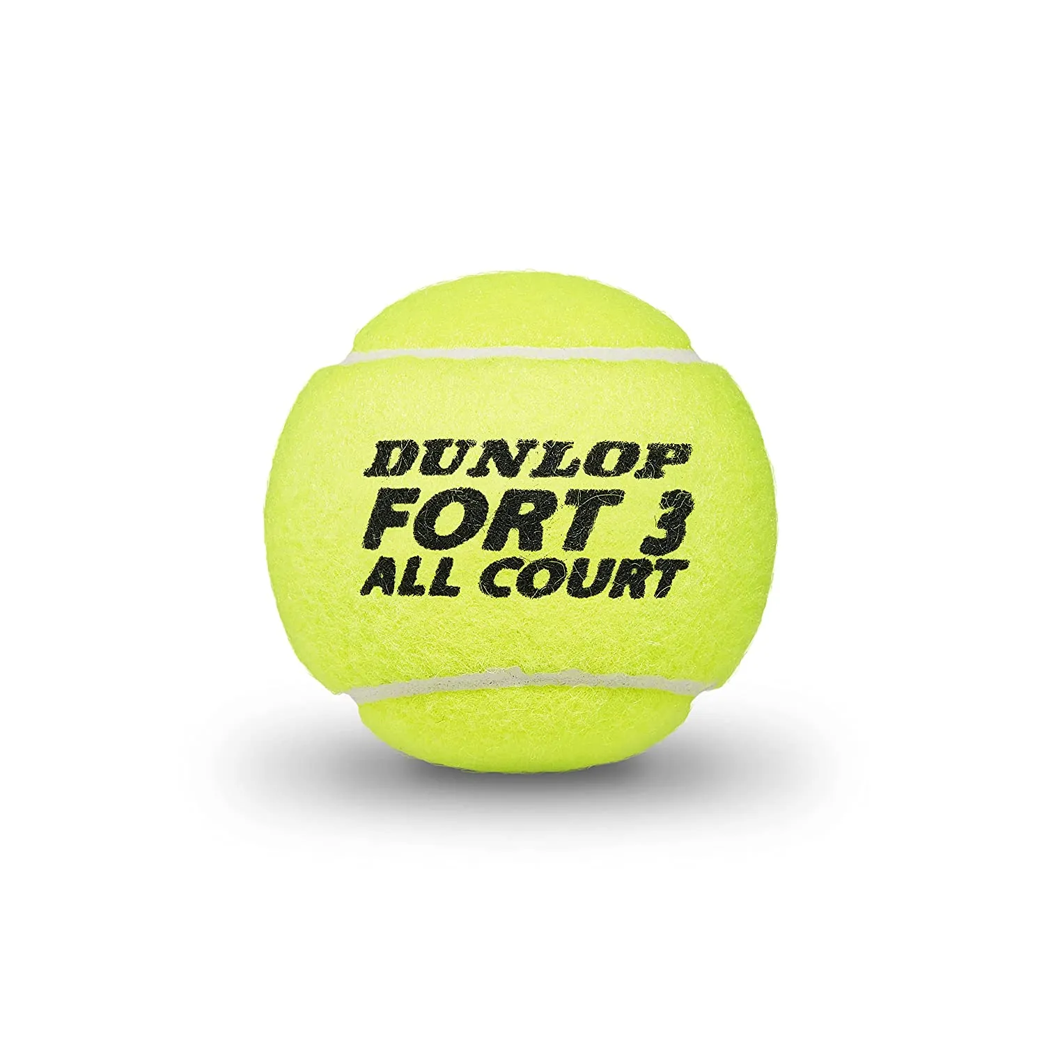 Dunlop Fort All Court Tennis Balls Can, Yellow (1 Can)