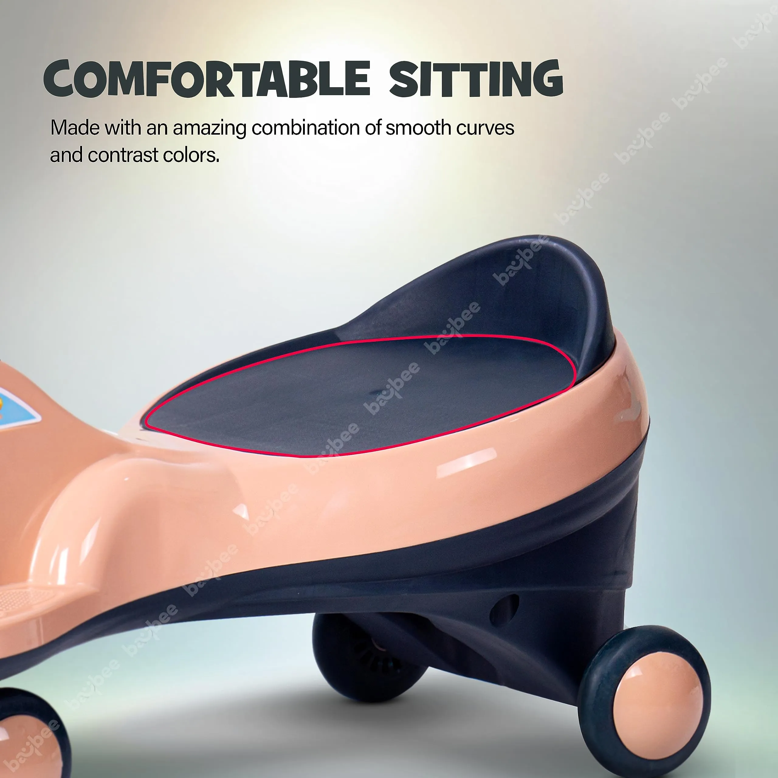 Flare Magic Swing Cars for Kids with PP Wheels