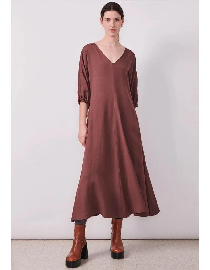 Focus Dress Chocolate