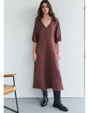 Focus Dress Chocolate