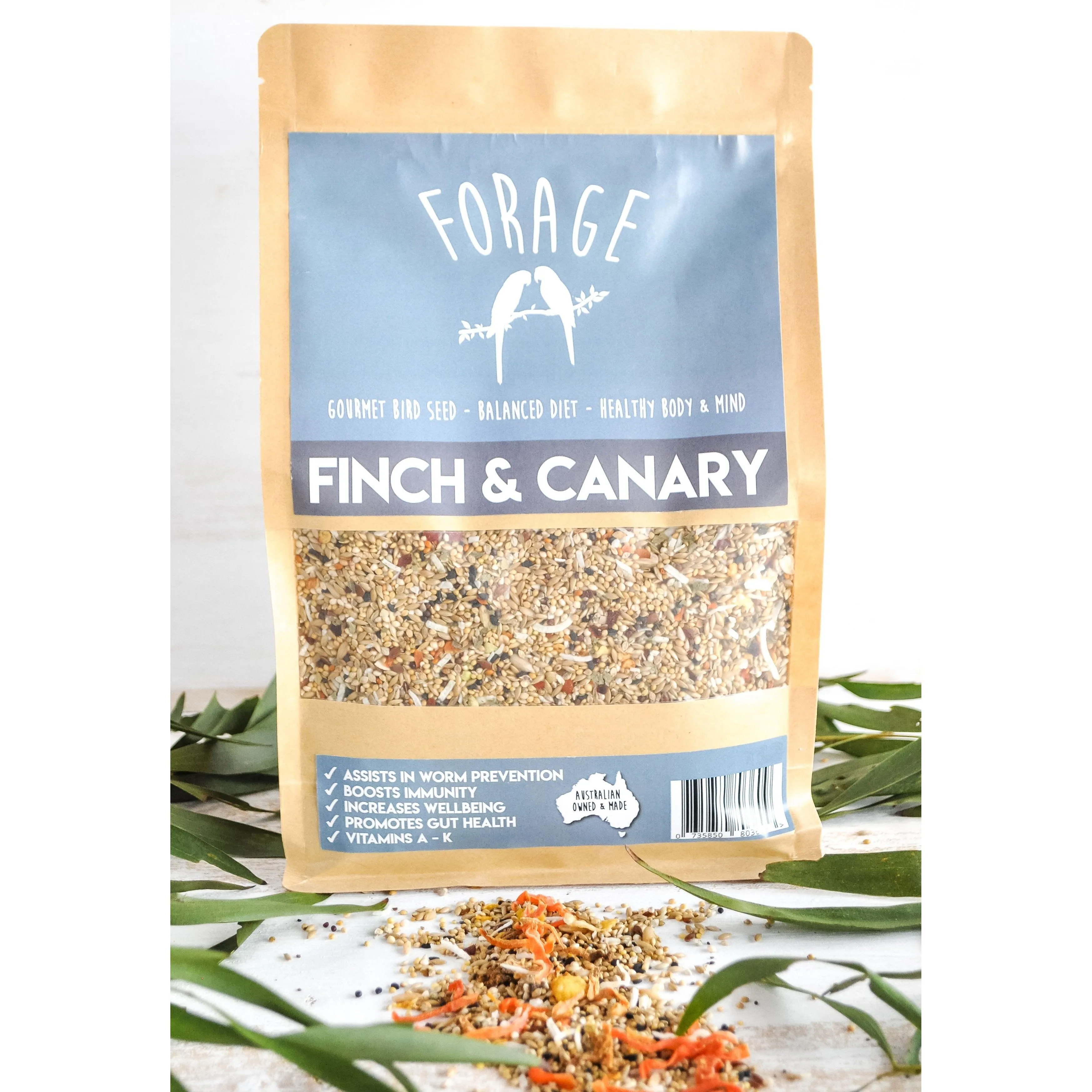 Forage Finch and Canary Gourmet Bird Seed 1.75kg