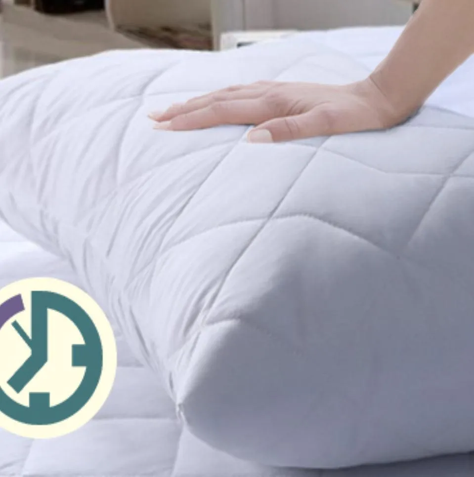 Hotel-Quality Hollow Fibre Quilted Pillows – 1 Pair for Ultimate Comfort