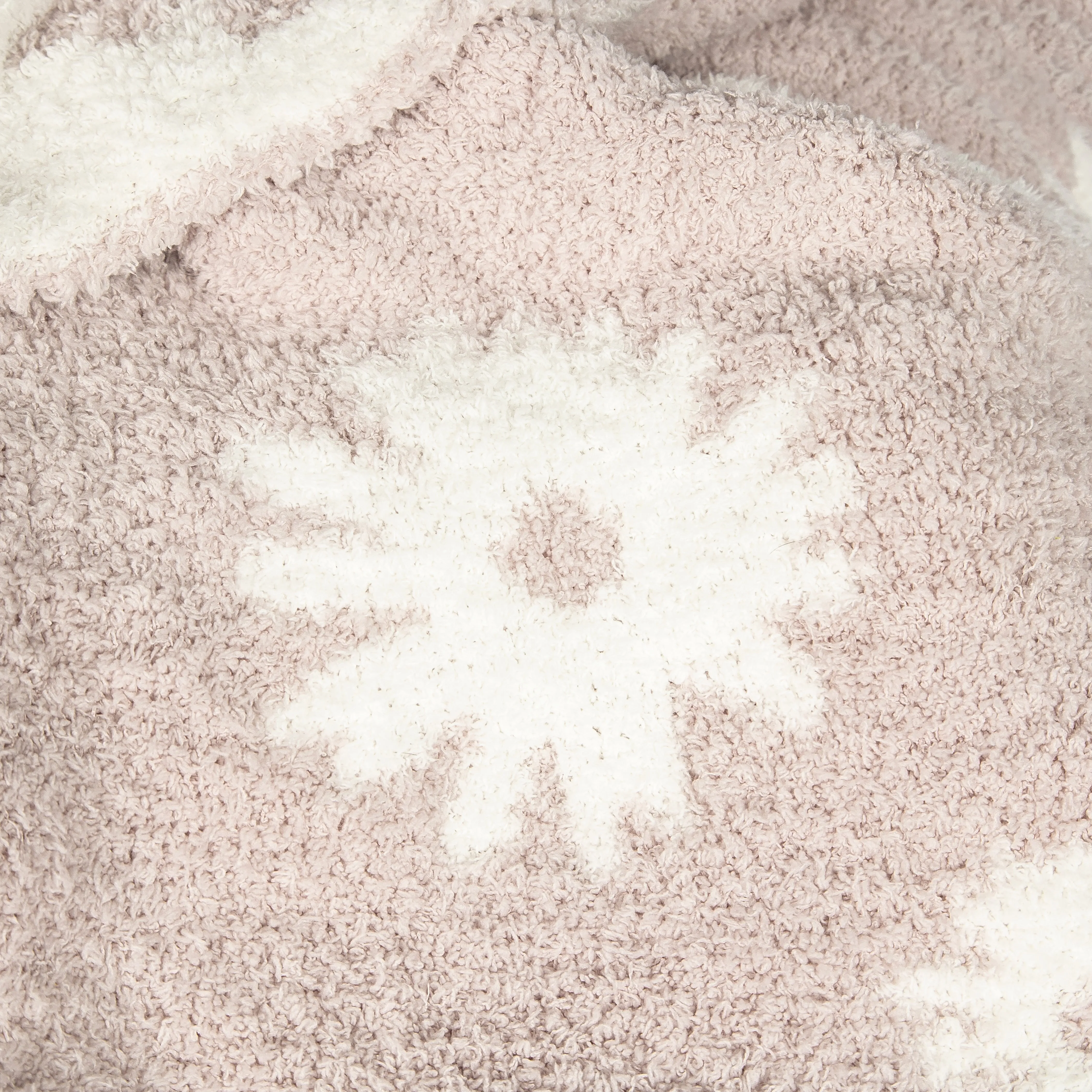 Hushed Violet & White Daisy 2.0 Print Toddler Blanket