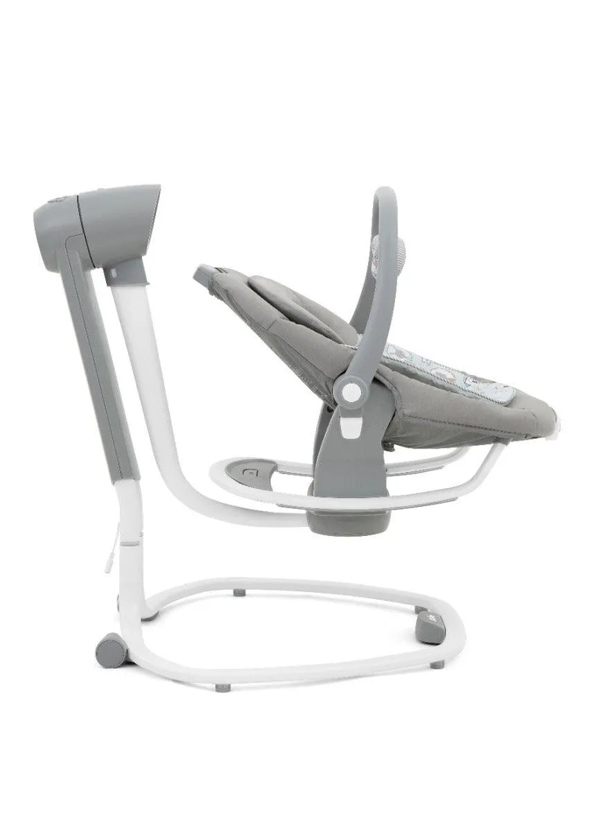 Joie Serina 2 in1 Electric Swing Portrait - Rocker and Bouncer with Three Position Recline for Toddler Ages 0-1 Years