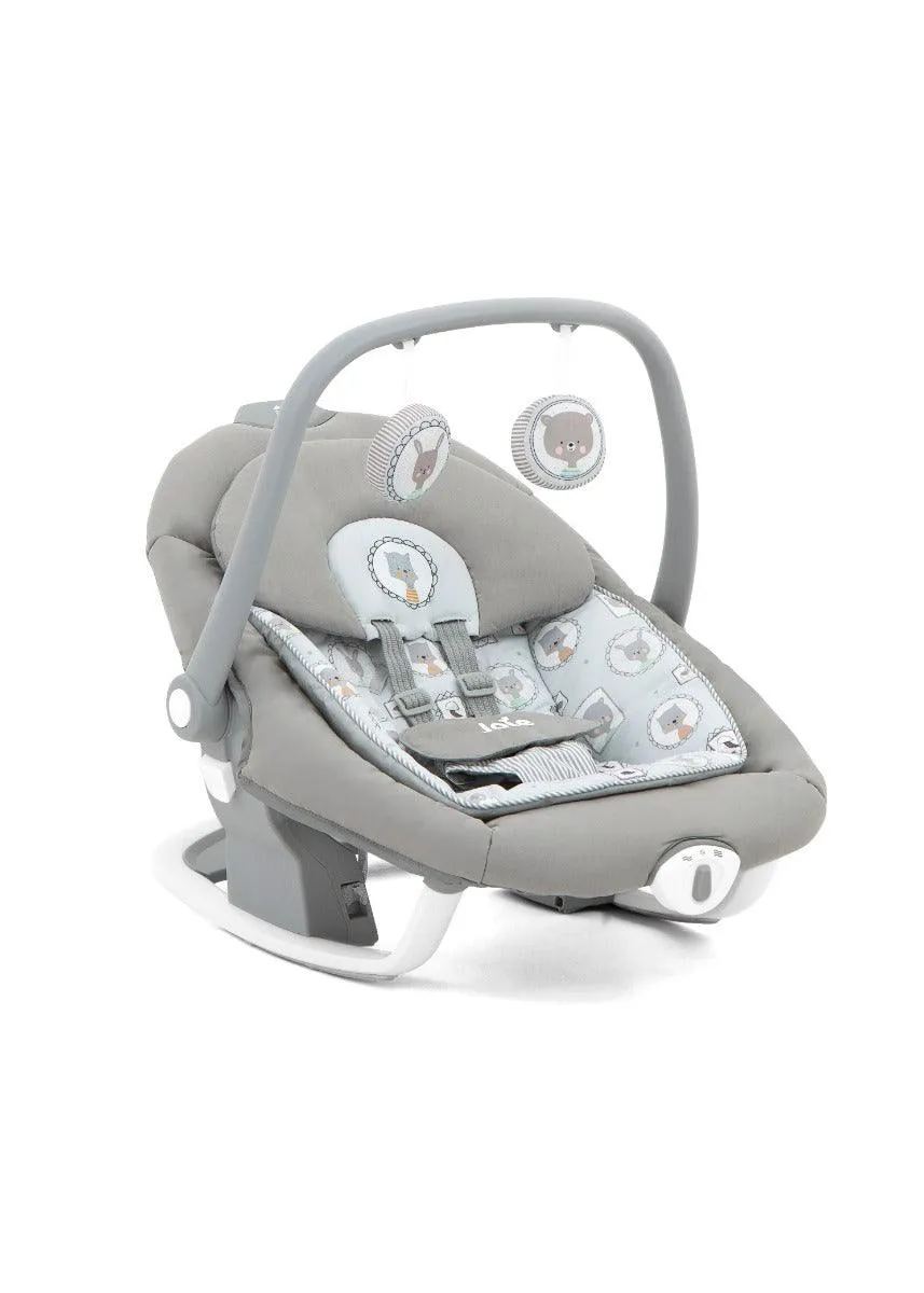 Joie Serina 2 in1 Electric Swing Portrait - Rocker and Bouncer with Three Position Recline for Toddler Ages 0-1 Years