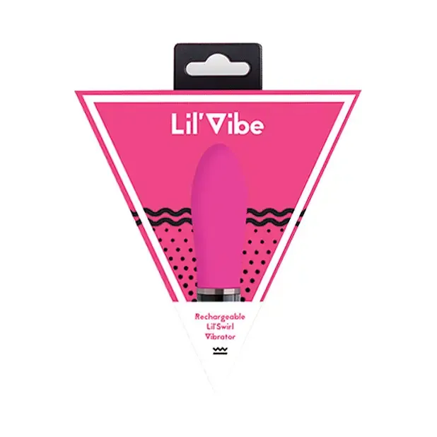 Lil' Vibe Swirl Rechargeable Vibrator - Pink
