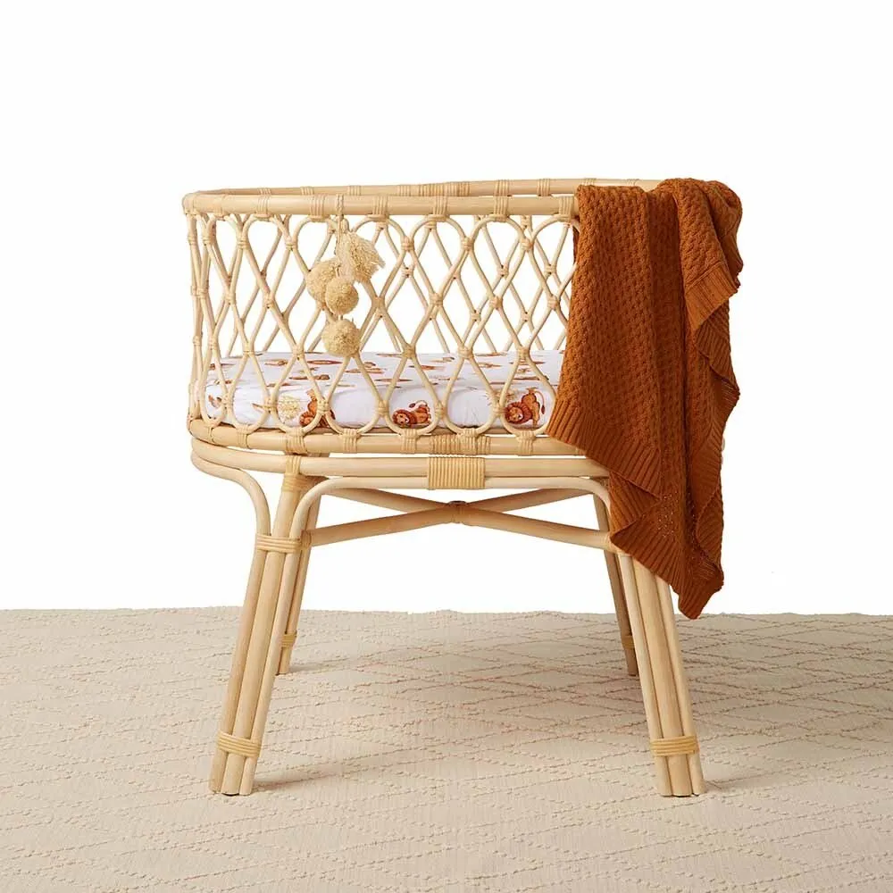 Lion Organic Bassinet Sheet / Change Pad Cover