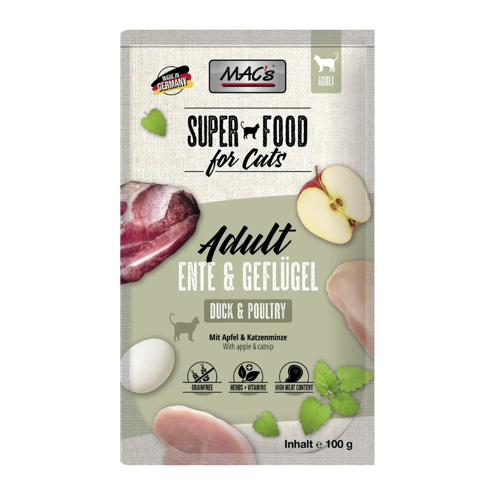 MAC's Cat Pouch - Superfood - Duck & Poultry