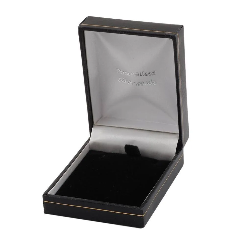 Mens Dog Tag Silver Cancer Zodiac Sign Engraved