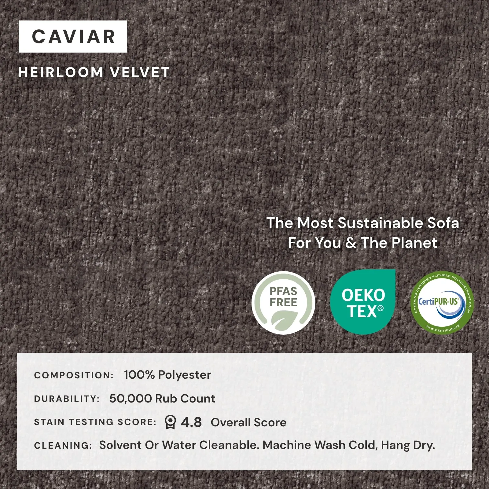 Modular Washable 8-Seater U-Sectional in Caviar | Memorix  Seat | Cloud Pillow