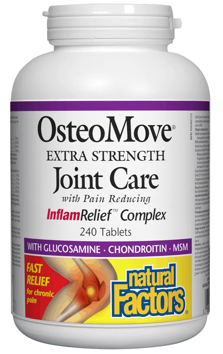 Natural Factors OsteoMove Extra Strength Joint Care (240 Tablets)
