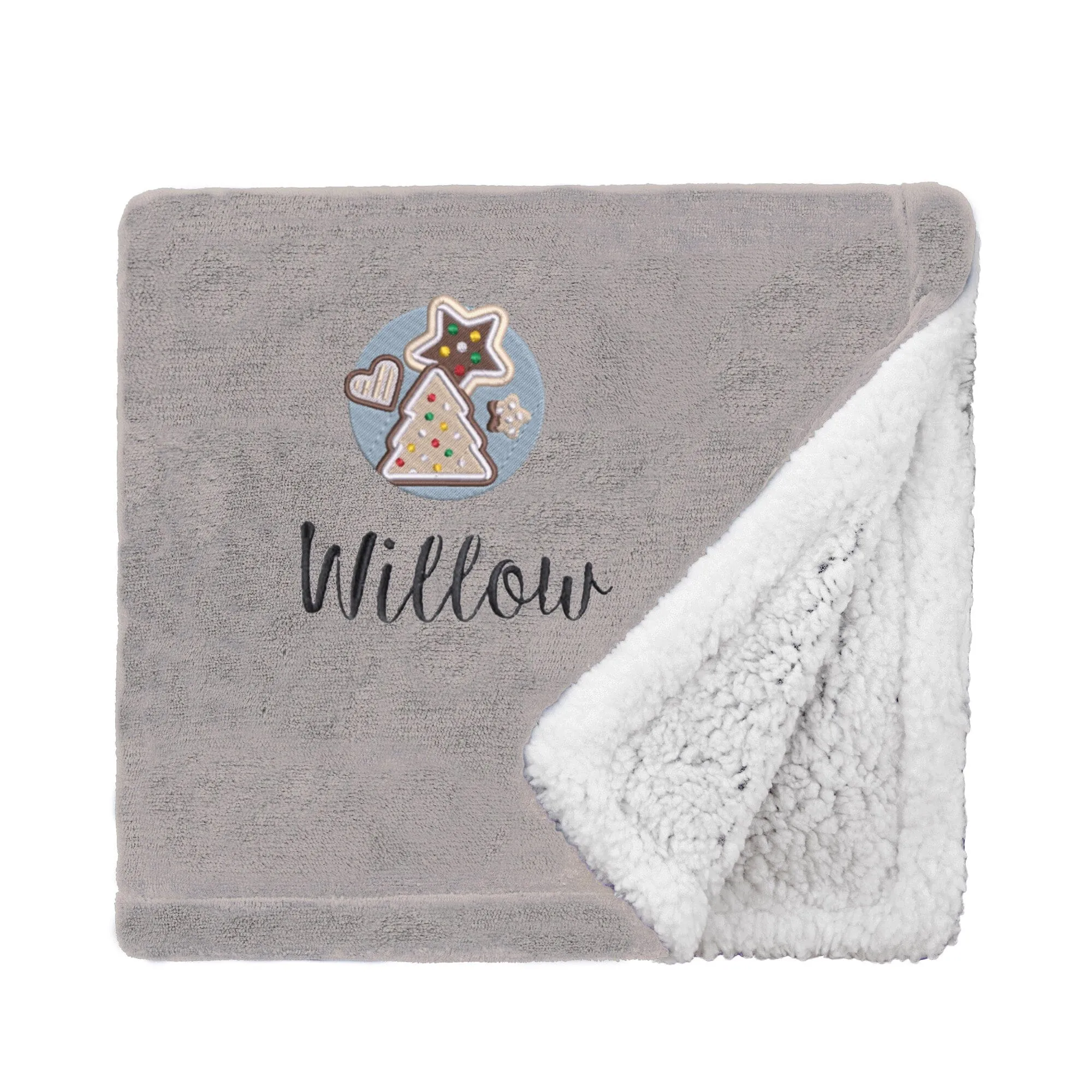 Personalised Christmas Cookies Christmas Snuggle Blanket