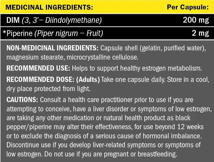 Precision Mega-DIM (200mg) (90 Capsules)
