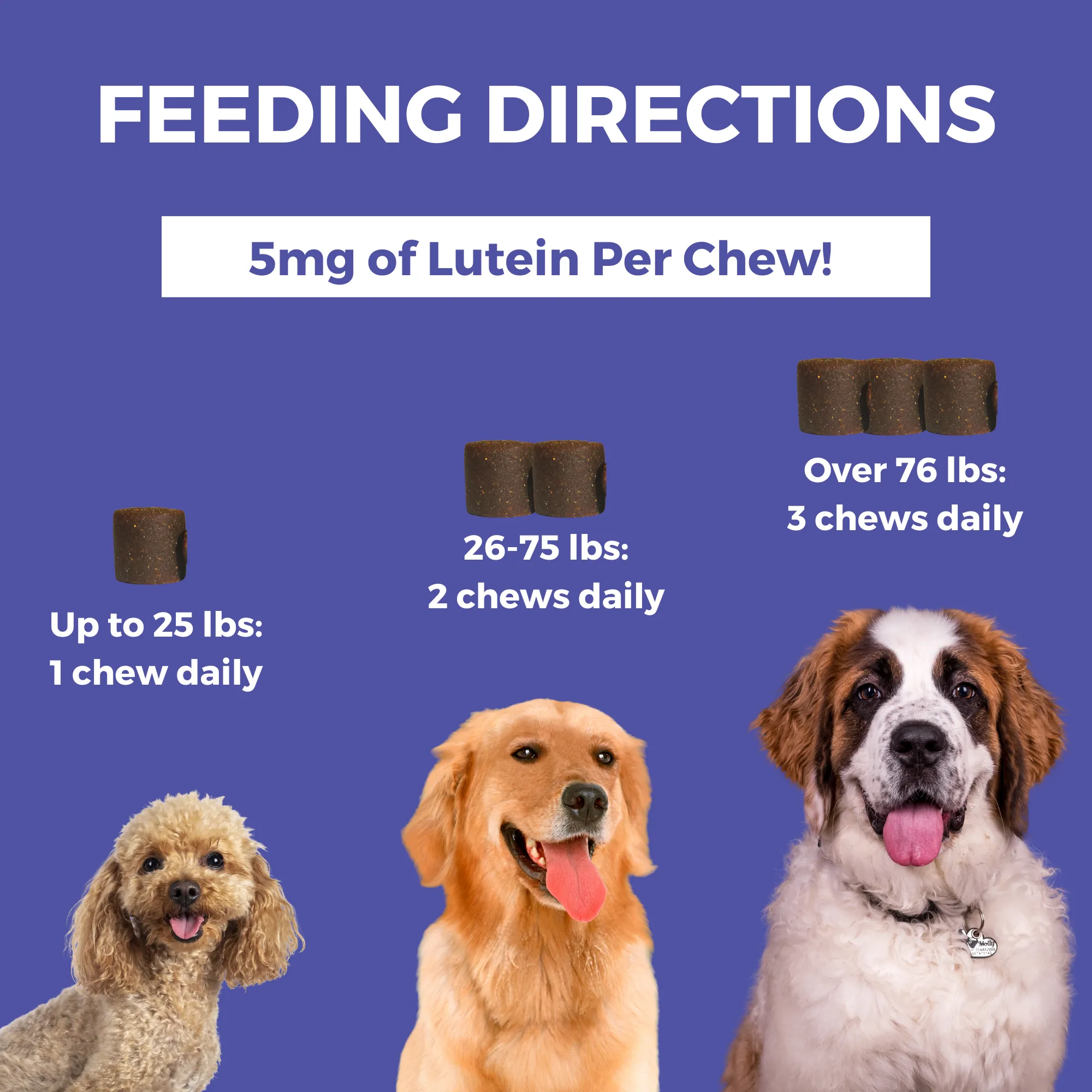 Progility Tear Stain Eye Support Soft Chew Supplement for Dogs | Advanced Eye Health Formula