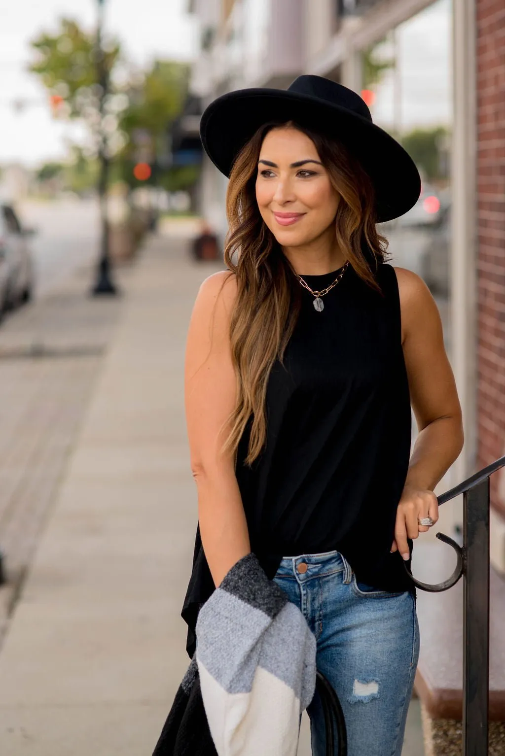 Relaxed Fit Swing Tank