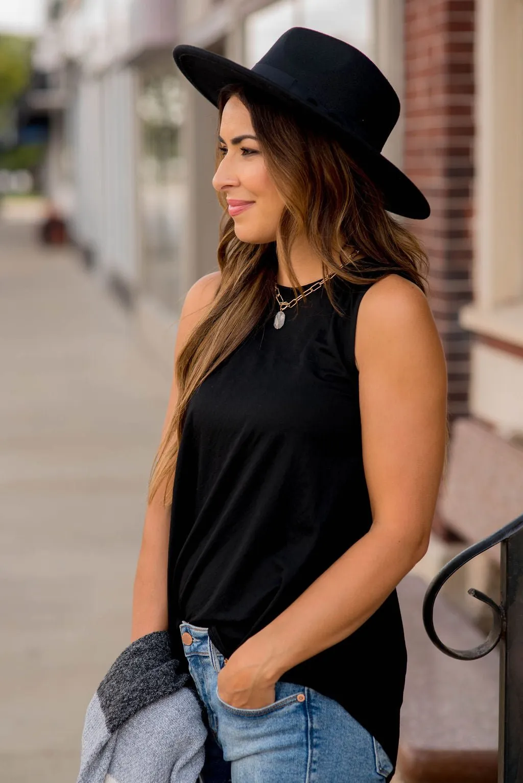 Relaxed Fit Swing Tank