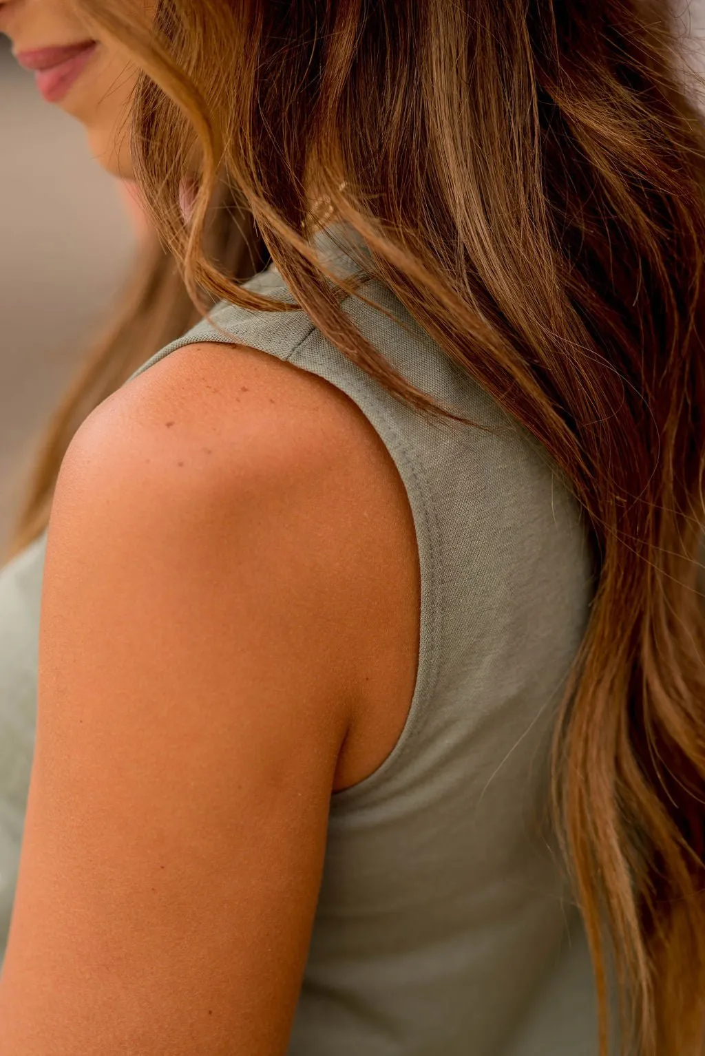 Relaxed Fit Swing Tank