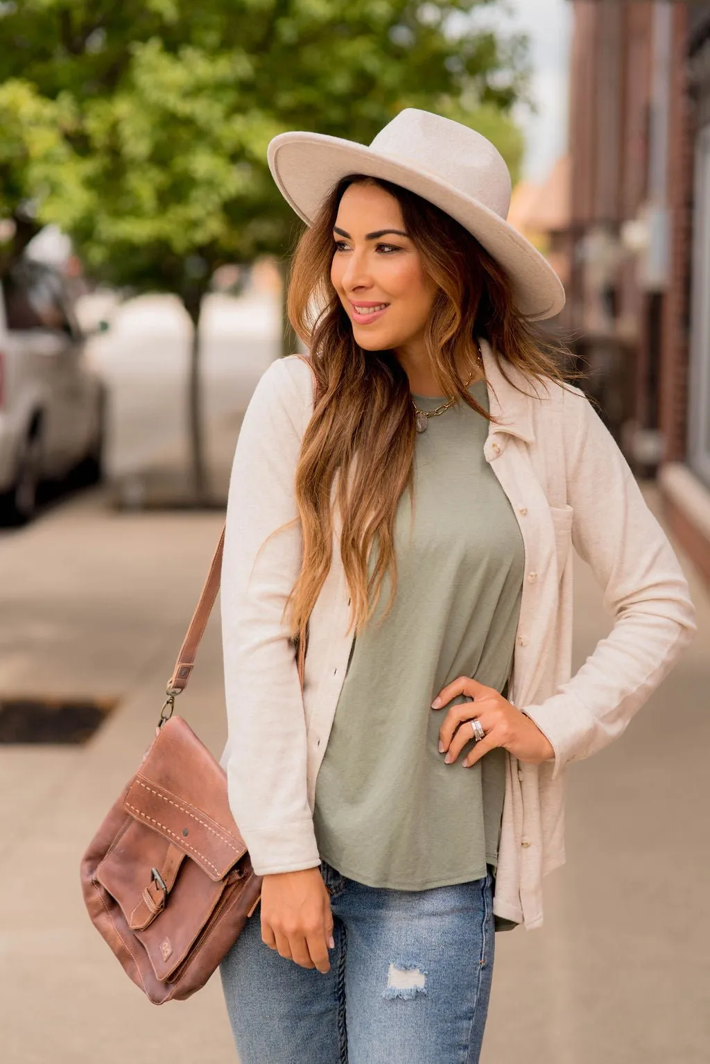 Relaxed Fit Swing Tank