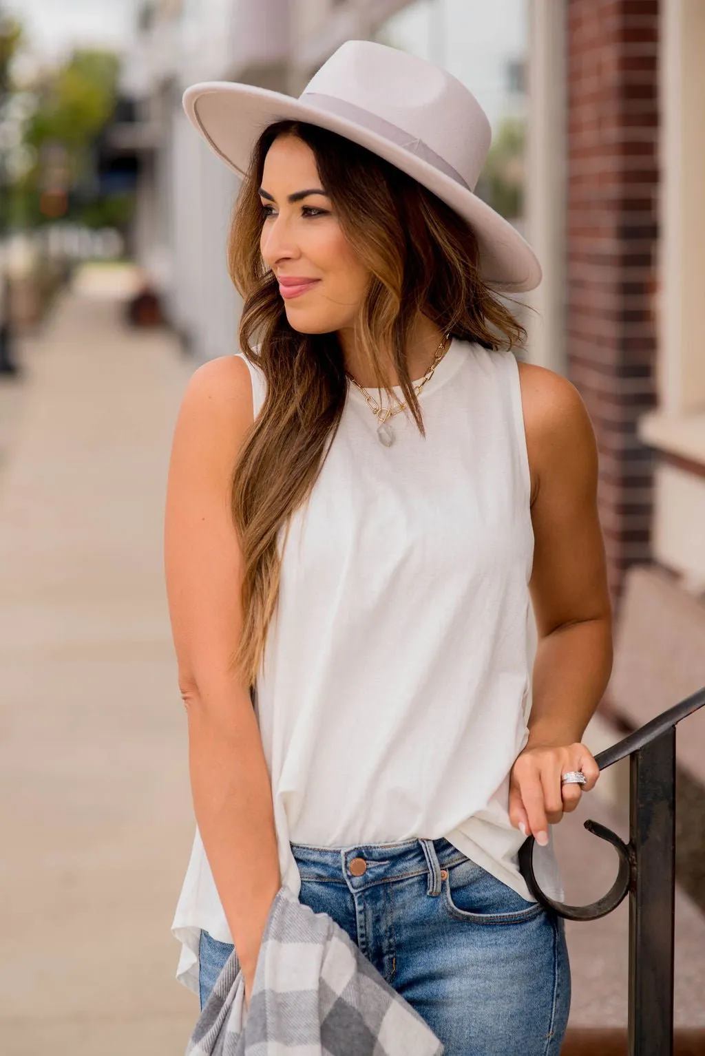 Relaxed Fit Swing Tank