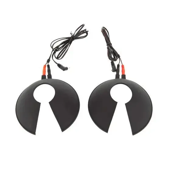 Rimba Black Electro Stimulation Breast Cups for Her