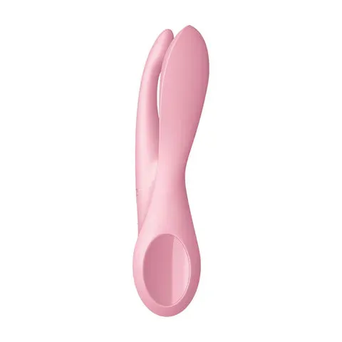 Satisfyer Threesome 1 Rechargeable Vibrator - Pink