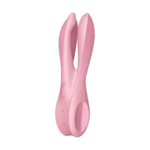 Satisfyer Threesome 1 Rechargeable Vibrator - Pink
