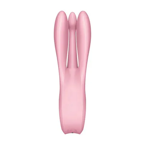 Satisfyer Threesome 1 Rechargeable Vibrator - Pink