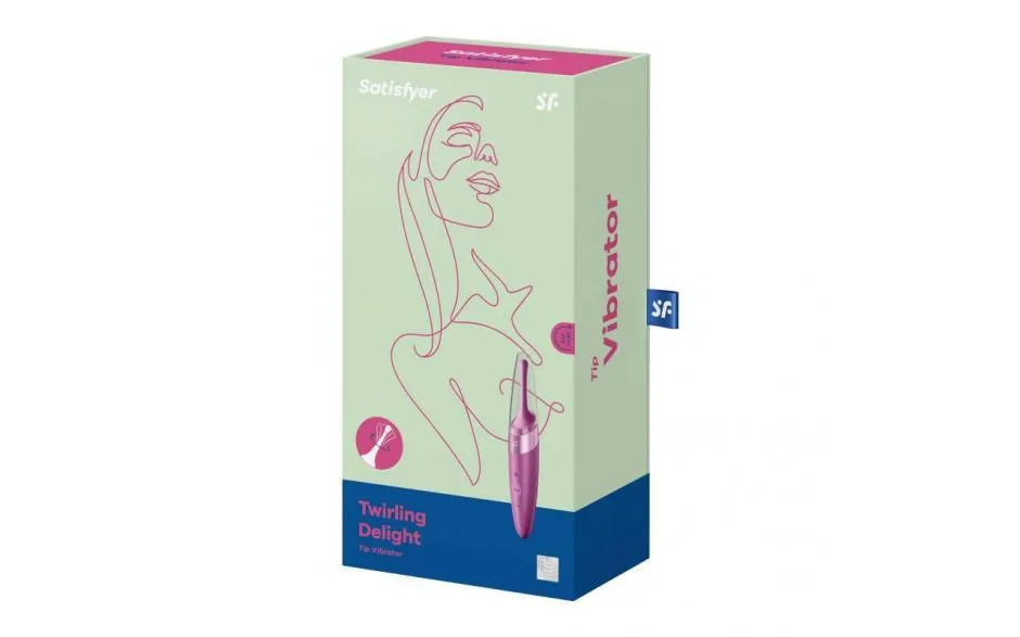 Satisfyer Twirling Delight Tip Stimulator Berry