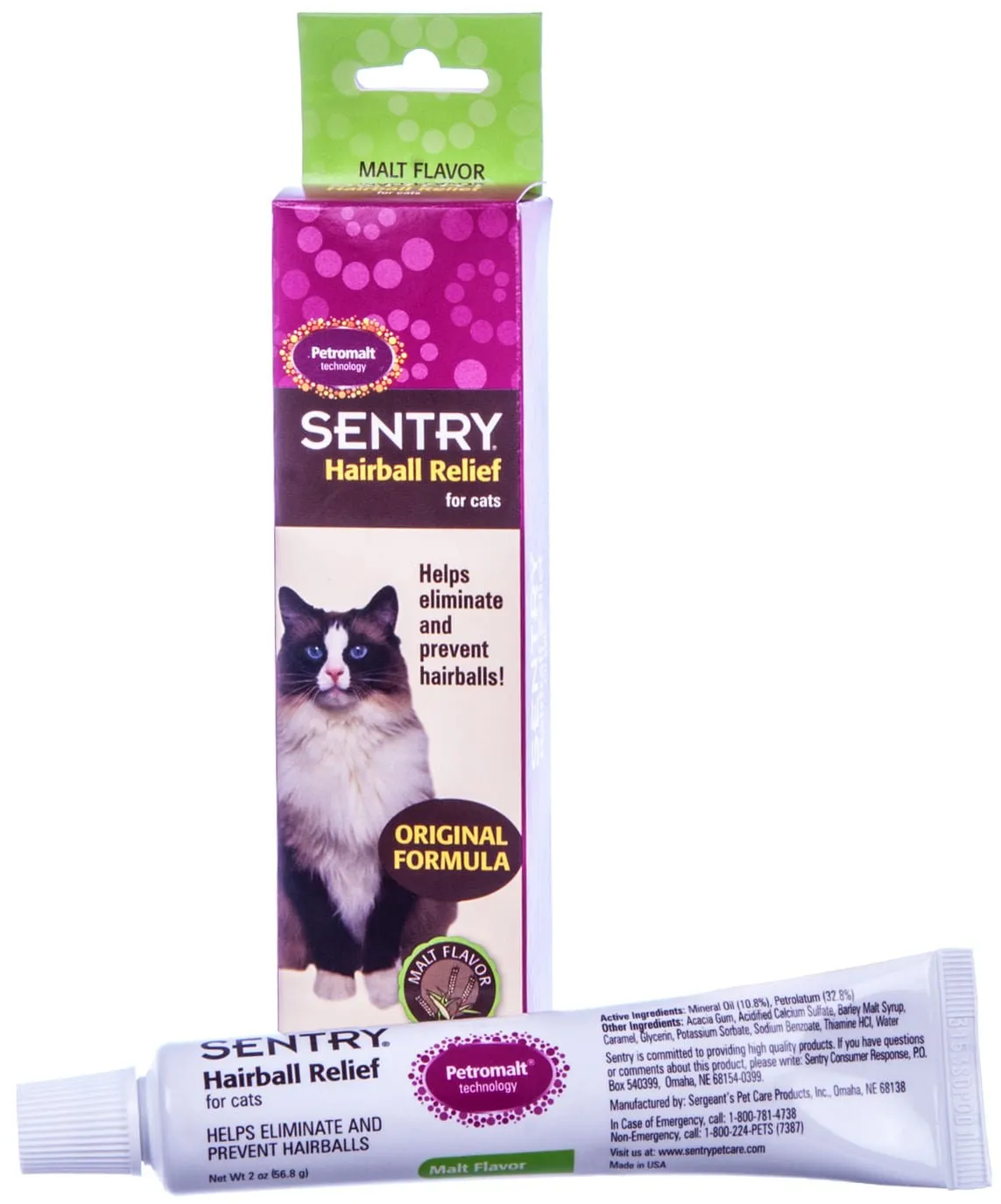 Sentry Petromalt Hairball Relief, 2 oz