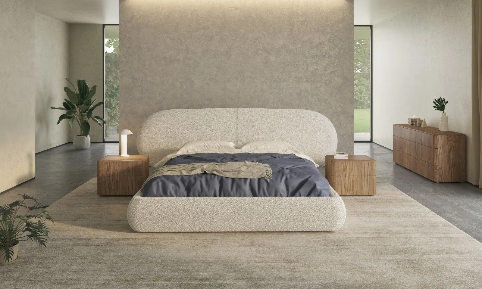 Simone Bed With Shelves