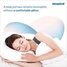 Sleepwell Memory Foam Umang (L) Size Pillow, White