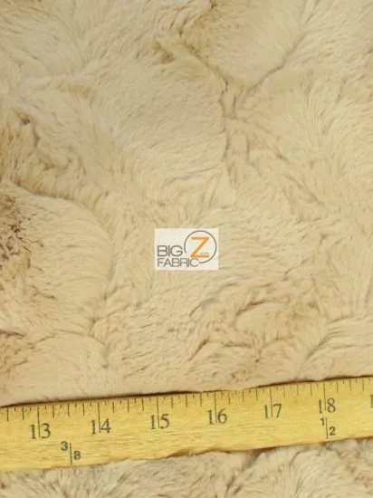 Snow White Rabbit Snuggle Minky Fabric / Sold By The Yard