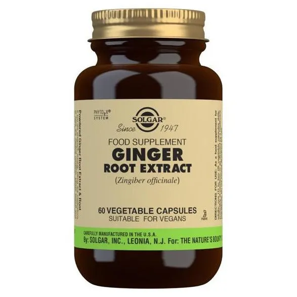 Solgar Ginger Root Extract 60 Capsules