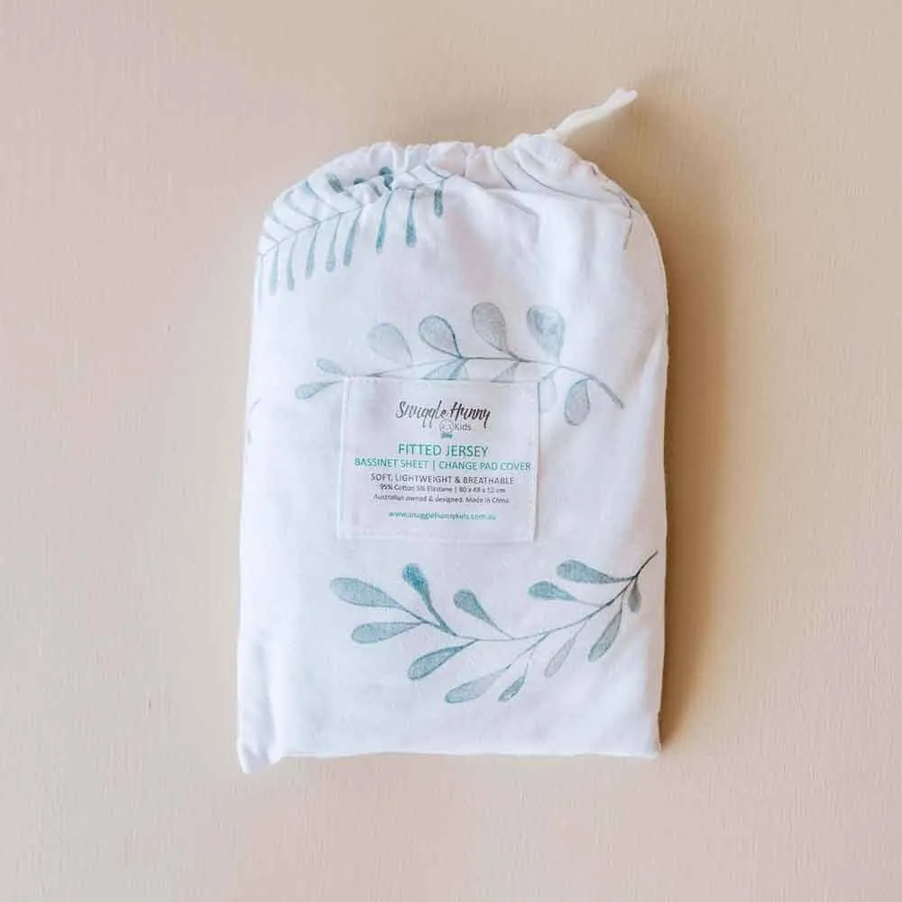 Wild Fern Organic Bassinet Sheet / Change Pad Cover