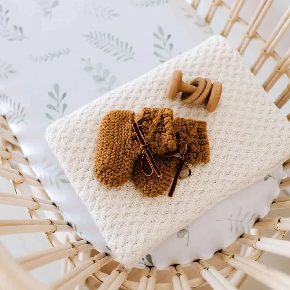 Wild Fern Organic Bassinet Sheet / Change Pad Cover